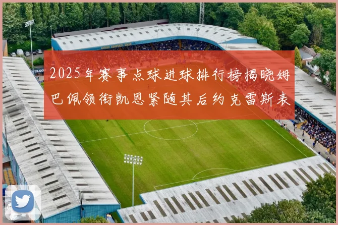 2025年赛事点球进球排行榜揭晓姆巴佩领衔凯恩紧随其后约克雷斯表现不俗